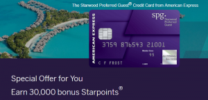 Starwood Preferred Guest Card