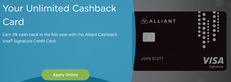 Alliant Cashback Visa Signature Credit Card