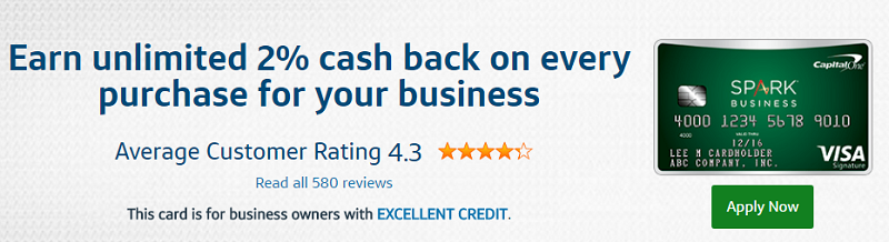 Capital One Spark Cash for Business Card