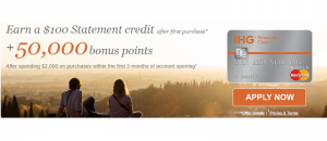 Ihg Rewards Club Select Credit Card Promotion Bank Deal Guy