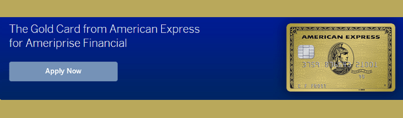 American Express Gold Card for Ameriprise Financial