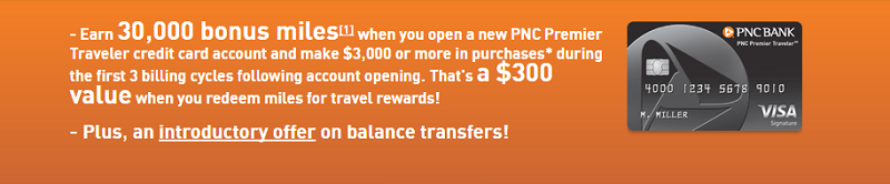 PNC Premier Traveler Visa Signature Credit Card