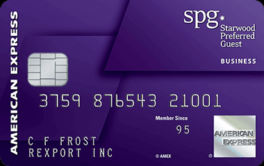 Starwood Preferred Guest American Express Business Card