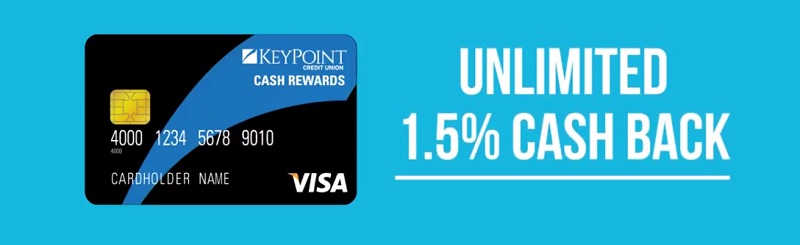 KeyPoint Credit Union Visa Platinum Cash Rewards Card