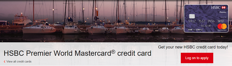 HSBC Premier World Mastercard Credit Card