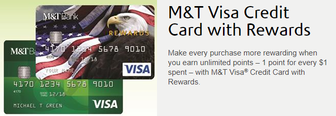 M&T Visa Credit Card with Rewards