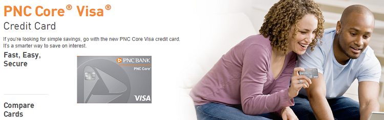 PNC Core Visa Credit Card