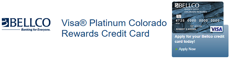 Bellco Visa Platinum Colorado Rewards Credit Card