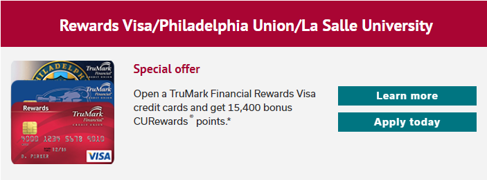 TruMark Financial Rewards Visa