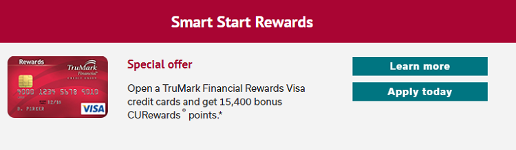 TruMark Financial Smart Start Rewards Visa