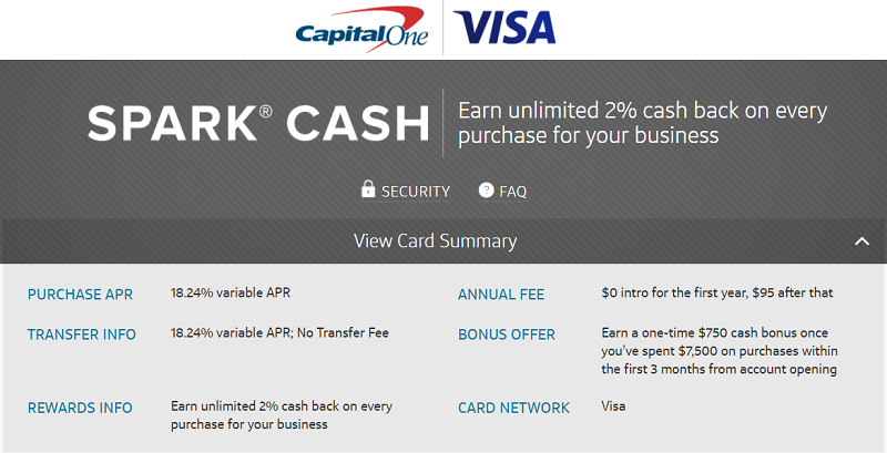 capital-one-spark-cash-visa-card-for-business-750-bonus-2-cash-back