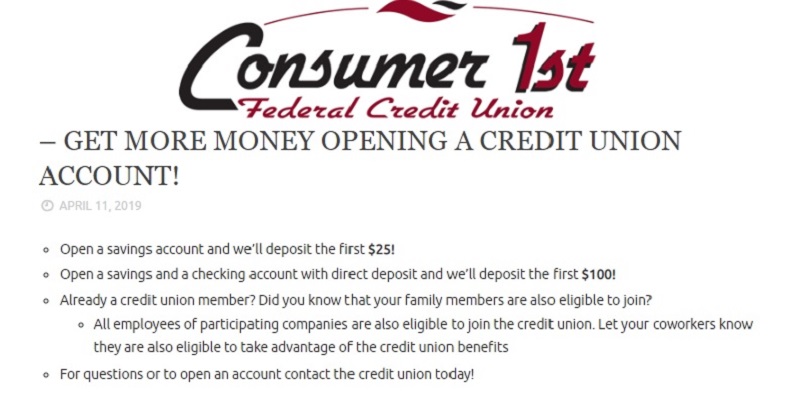 Consumer 1st FCU