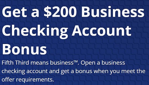 Fifth Bank Business Checking Account Bonus