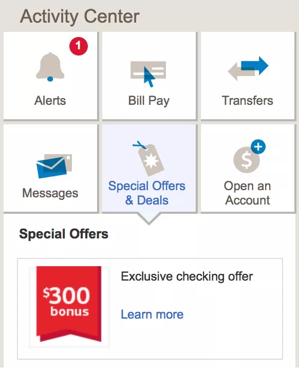 Bank Of America Personal Checking $300 Bonus (Targeted)