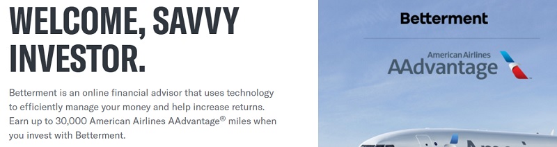 Betterment Bonus Miles