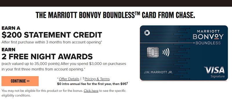 Marriott Bonvoy Boundless Card