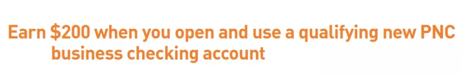 PNC Bank $200 Business Checking Promotion