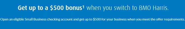 BMO Harris $200 & $500 Business Checking Bonus