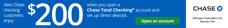 Chase Checking Coupon