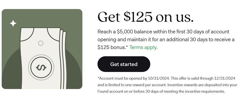 Found Banking Bonus