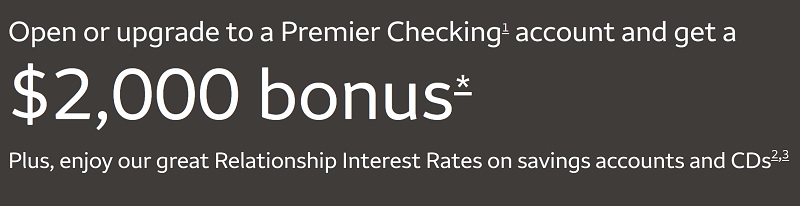 Wells Fargo Premier Checking Bonus
