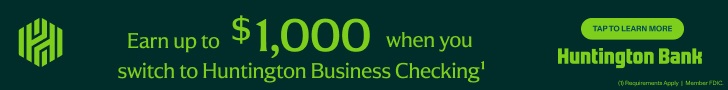 Huntington Business Checking Bonus