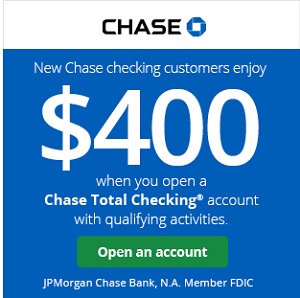 Chase Total Checking Account Bonus Banner
