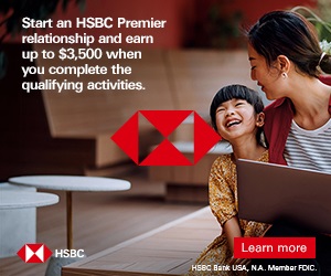 HSBC Premier Checking Bonus Banner