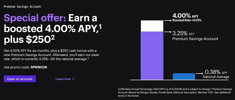 ETRADE Premium Savings Bonus